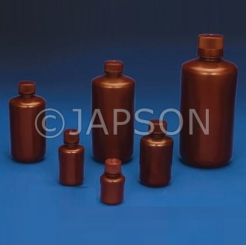 Reagent Bottles (Narrow Mouth) - Amber Reagent Bottles (Narrow Mouth) - Amber